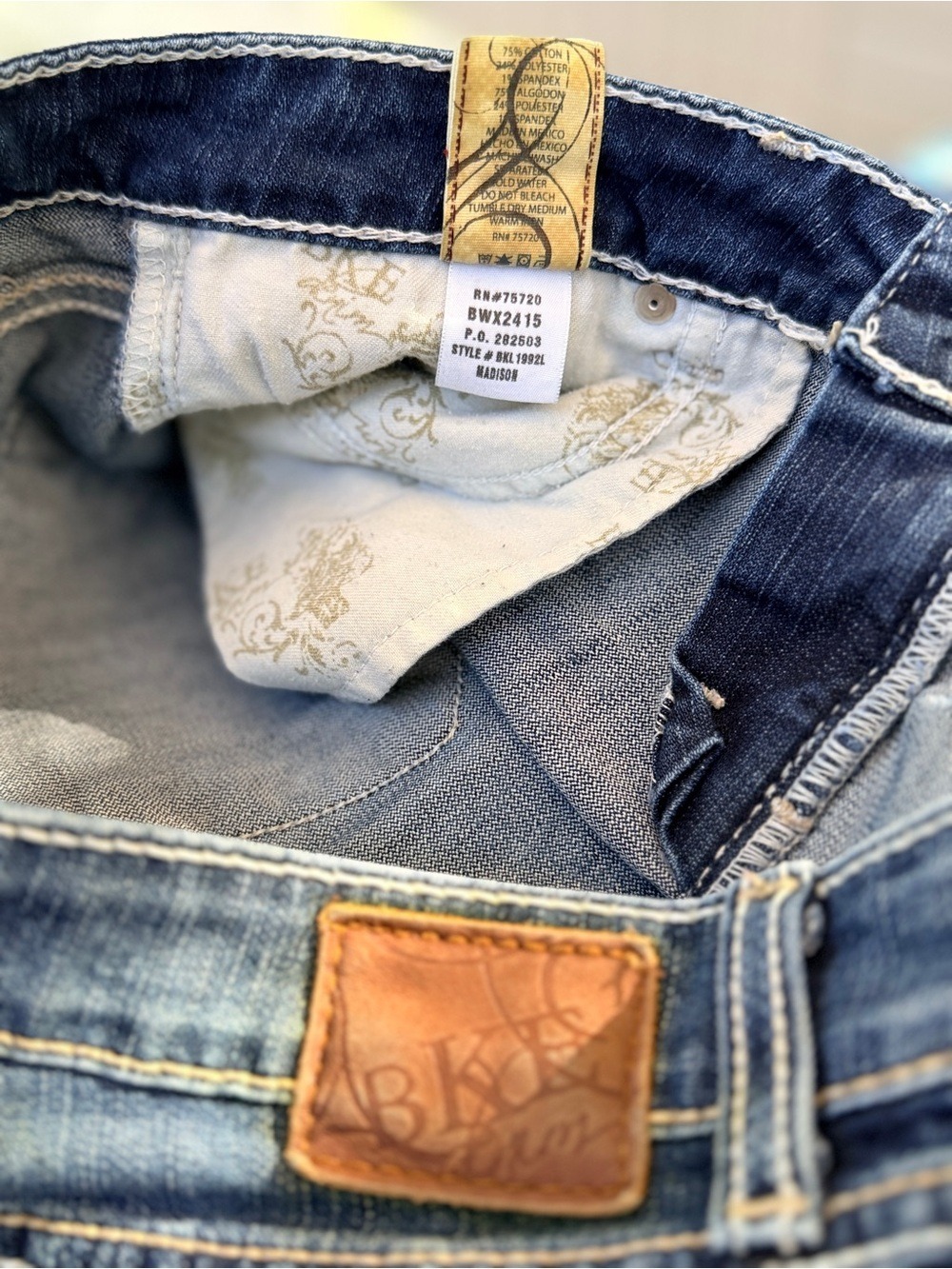 BKE Denim Madison Women’s Jean Size 30”x33.5” - Picture 8 of 10